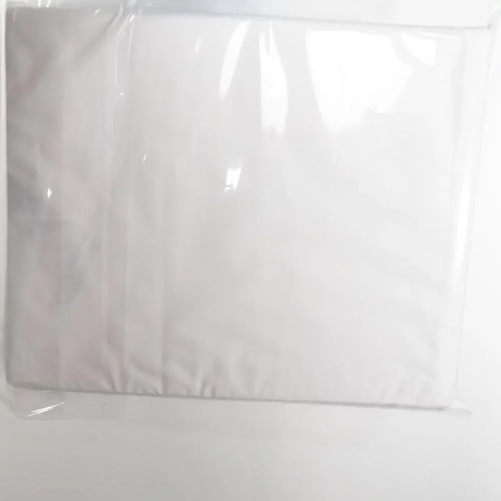 New Ralph Lauren Organic Cotton Percale Palmer Queen Flat Sheet White/Sky Blue